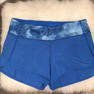 Lululemon blue shorts